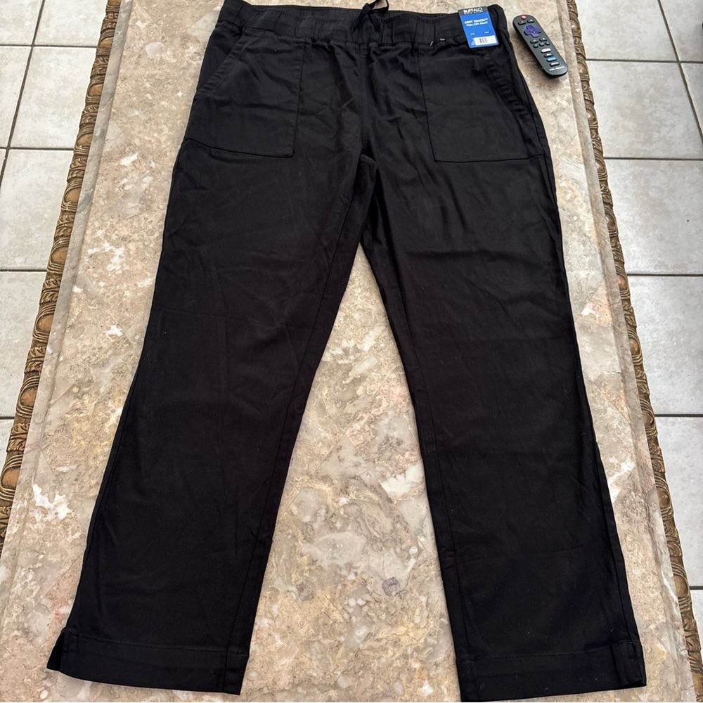 Buffalo David Bitton Black Cargo Pants